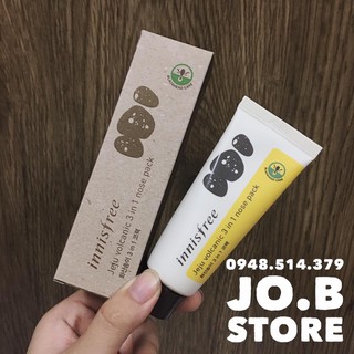 Gel lột mụn Innisfree Jeju Volcanic 3 in 1 Nose Pack