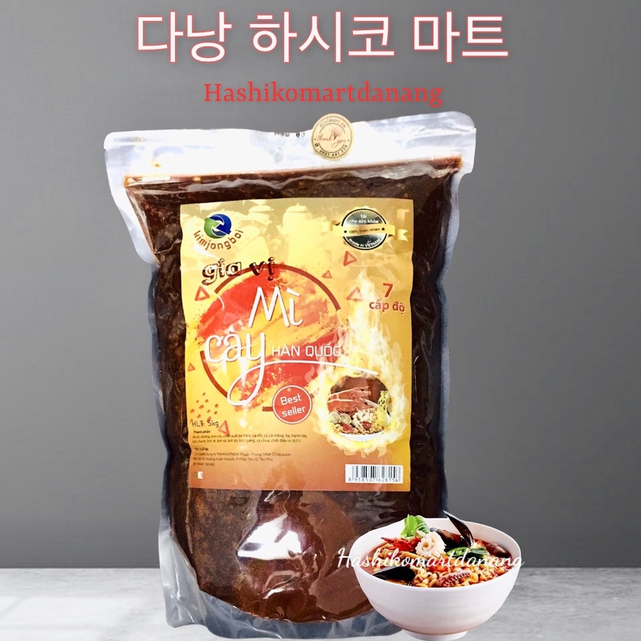 Sốt nấu mì cay Hàn Quốc Haseyo 5kg