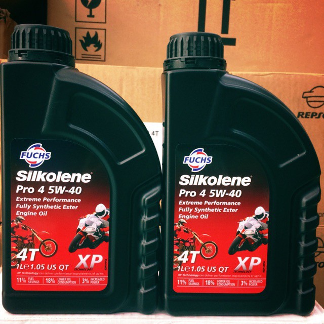 Nhớt Fuchs Silkolene Pro 4 5W40 XP - (Hàng Chính Hãng - Nhập khẩu UK)
