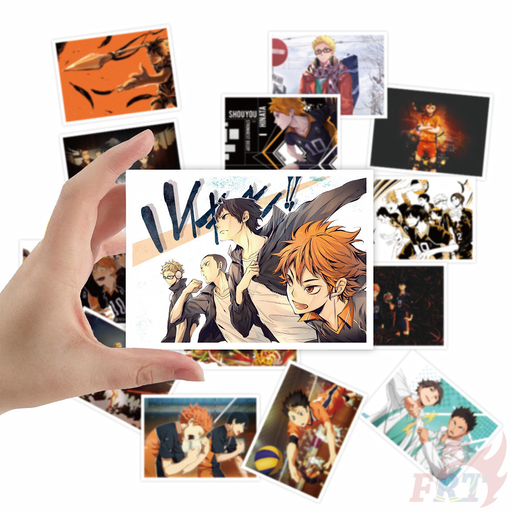 ❉ Haikyuu!! - Anime Mini Poster Series A Stickers ❉ 30Pcs/Set Waterproof DIY Fashion Decals Doodle Stickers