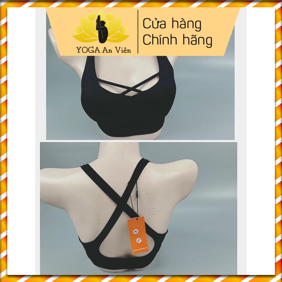 [Ảnh thật] Bra chéo ngực hở lưng thấm hút mồ hôi tuyệt đối - 093- Yoga An Viên