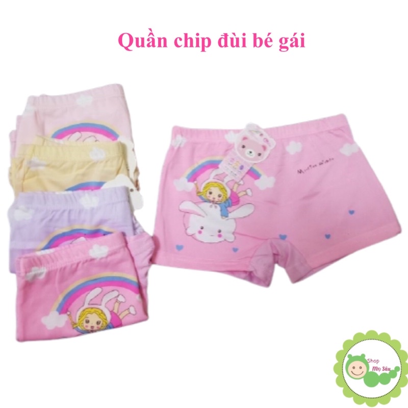 {8-45kg} Quần chip đùi cotton loại 1 cho bé gái