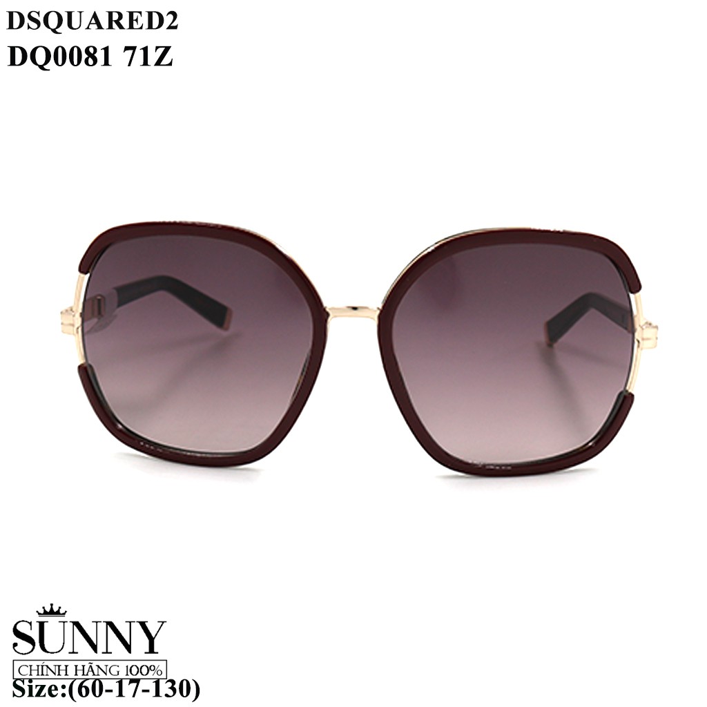 Kính mát thời trang Dsquared2 DQ0081 nhiều màu chính hãng, thiết kế dễ đeo bảo vệ mắt