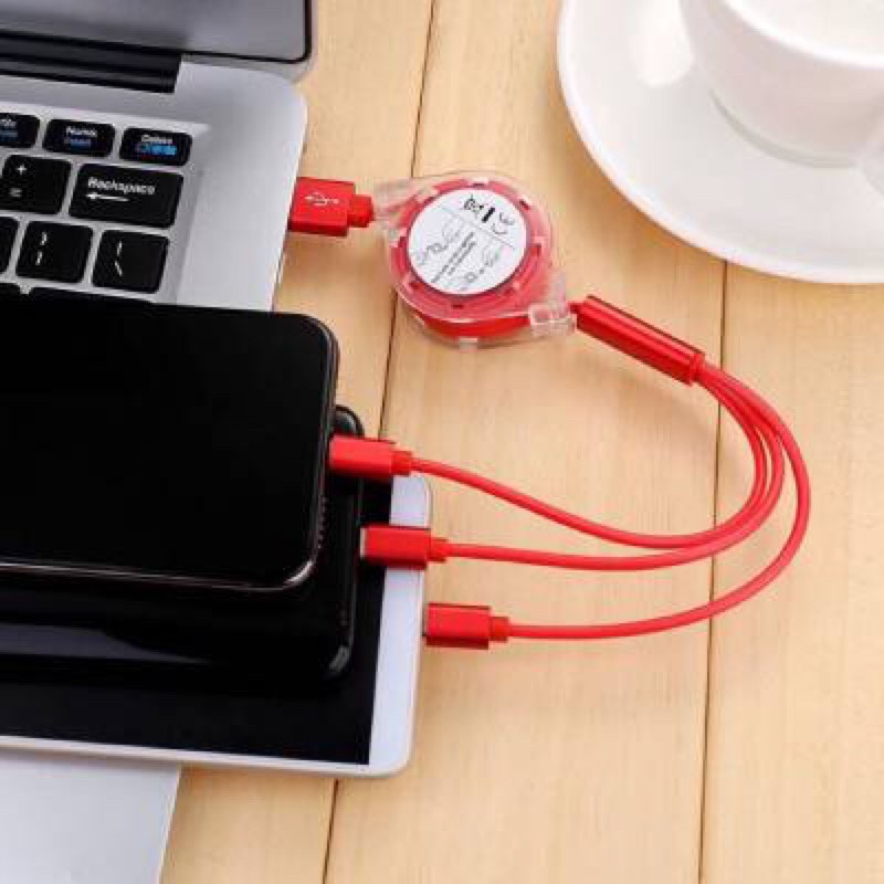 DÂY ĐẦU SẠC 3 ĐẦU