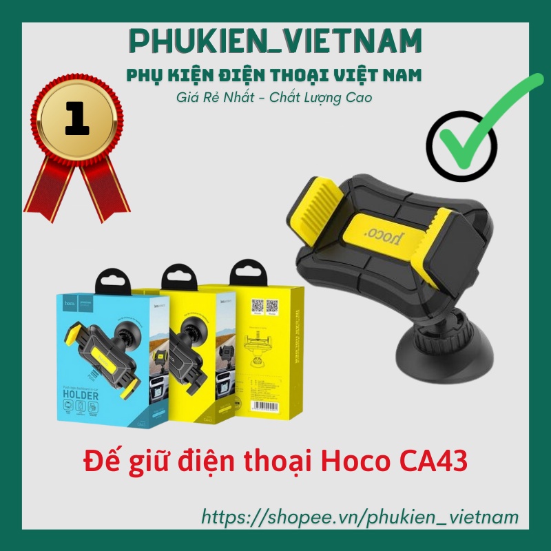 Đế giữ điện thoại trên ô tô Hoco CA43