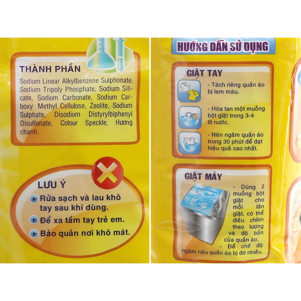 Bột Giặt LIX Extra Hương Chanh 300G EC300 - Tẩy Sạch Vết Bẩn Cực Mạnh