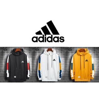 ADIDAS Áo Nỉ Nam Dài Tay Có Mũ Thời Trang Hàn