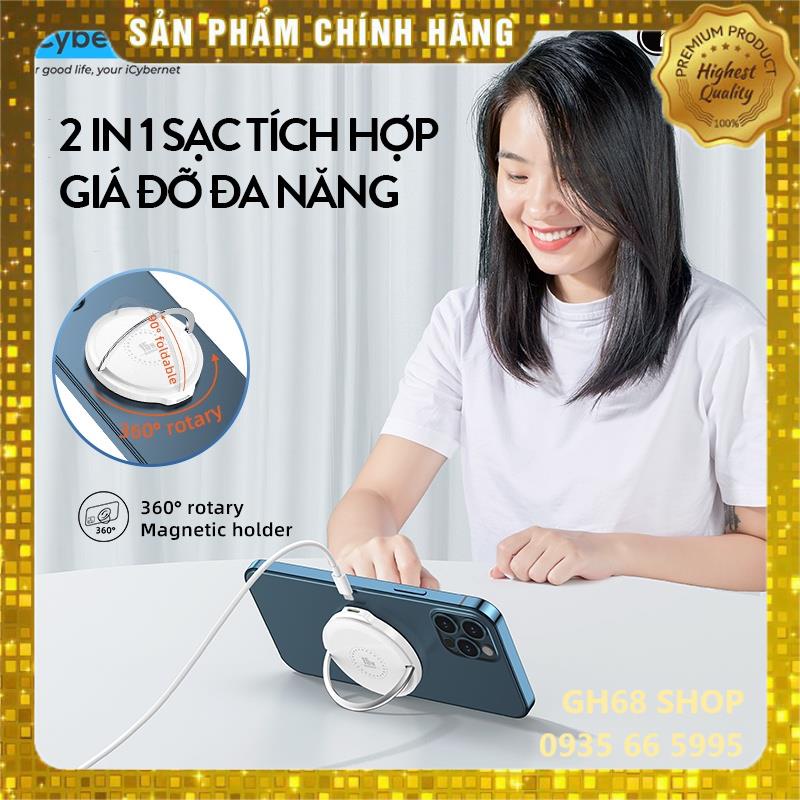 Đế sạc không dây sạc nhanh 15W Remax RP-W50 tích hợp giá đỡ