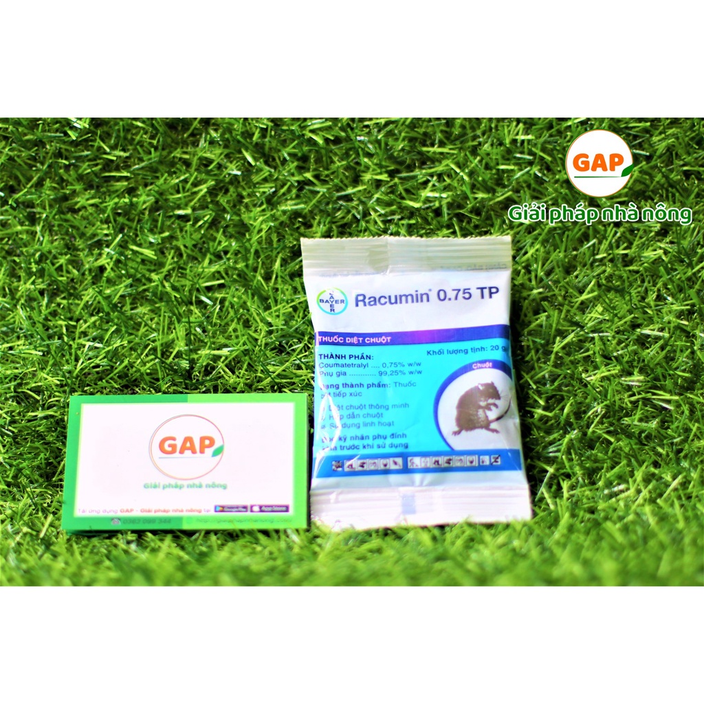 RACUMIN 0.75 TP (20g) Giải pháp kiểm soát chuột, dễ sử dụng