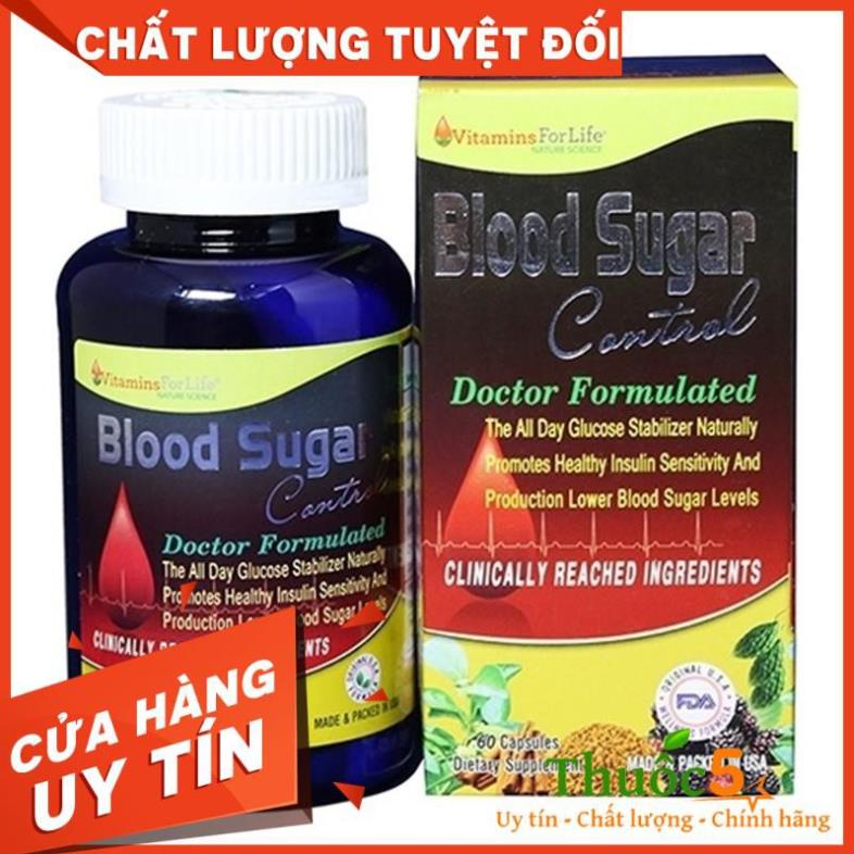 Blood Sugar Control viên uống ổn định đường huyết trong máu hộp 60 viên