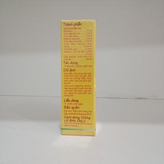 DẦU GỪNG THÁI DƯƠNG 24 ml
