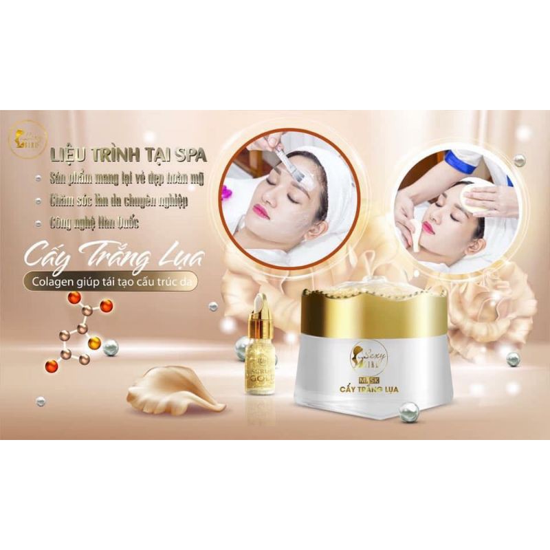 [ Chính Hãng ] Cấy Trắng Lụa Nano Collagen - Spa Tại Nhà