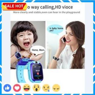 Đồng Hồ Thông Minh Định Vị Trẻ Em Q12, Đồng Hồ Giám Sát, Gọi Điện, Video Call, Chống Nước Ip67, Bảo Hành 12 Tháng