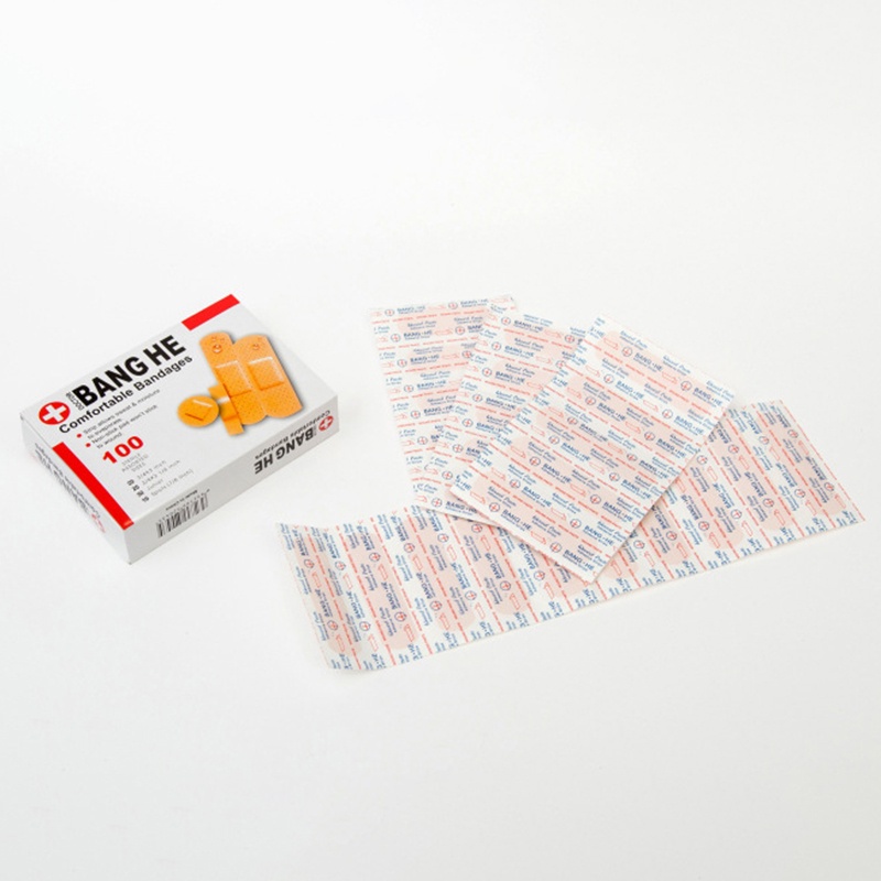 Set 100 miếng dán vết thương 4 kiểu khác nhau chống nước JP2