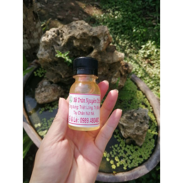 50ml MỠ TRĂN TRIỆT LÔNG 100% nguyên chất