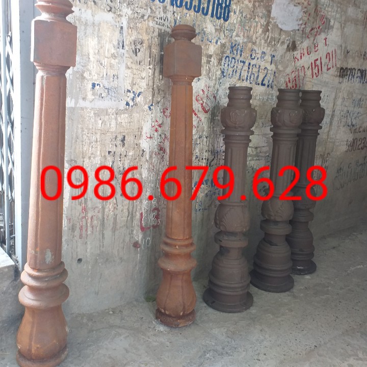 Trụ gang đúc cầu thang- ban công - hàng rào -0986.679628