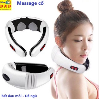 Đai massage cổ jt-500 / 5880 - công cụ giảm đau , trị liệu, chăm sóc sức khỏe, dùng pin aaa