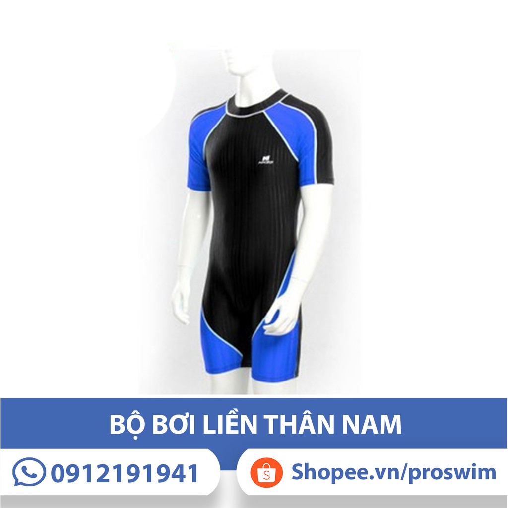 Bộ Bơi Áo Liền Quần CF-81 Đen Xanh | BigBuy360 - bigbuy360.vn