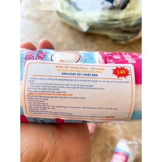 Bông Tẩy Trang Silca Free 140 miếng