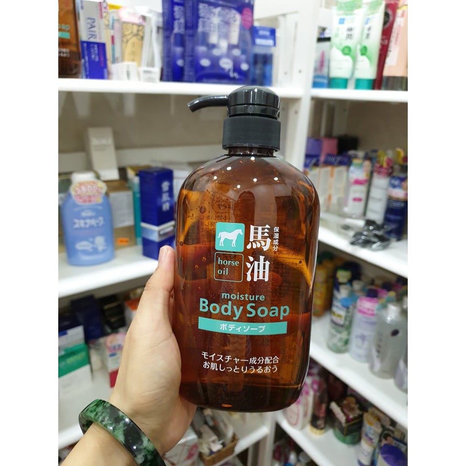 Sữa tắm tinh dầu ngựa Nhật bản- Horse Oil Moisture Body Soap