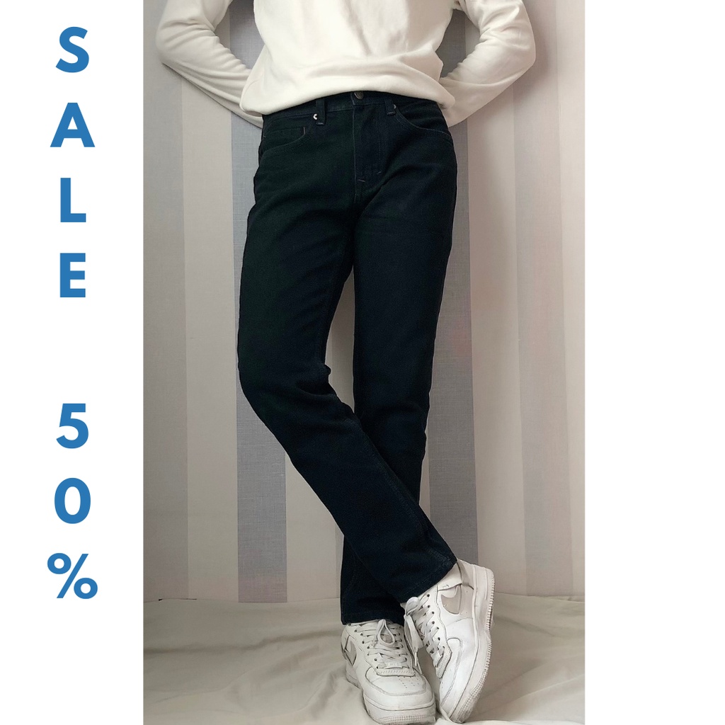 Quần bò nam 818 dáng Slim fit-chất liệu denim-co dãn nhẹ-HÀNG VIỆT NAM XUẤT KHẨU