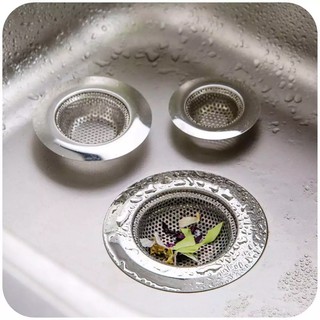 Combo 2 thiết bị lọc rác inox - Chặn rác inox bồn rửa bát/rửa chén cao cấp siêu bền, đúc nguyên khối đánh bóng 2 mặt