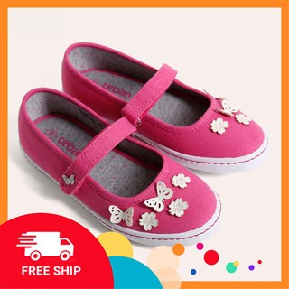 D&A giày búp bê bé gái thời trang UG1703 hồng Đông Ấn