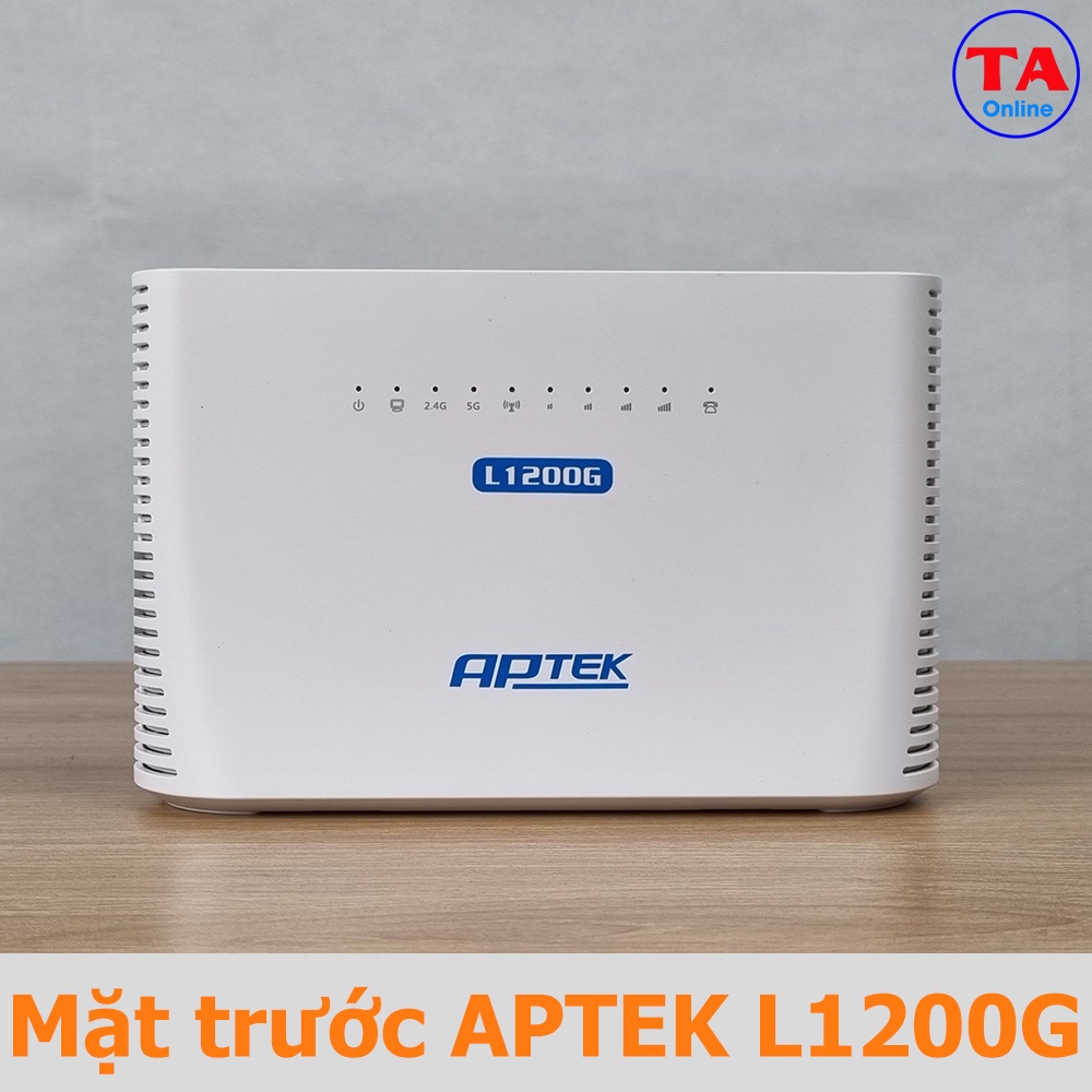 Bộ phát wifi 3G/4G APTEK L1200G Chuẩn AC tốc độ 1200Mbps LTE CAT4 150Mbps