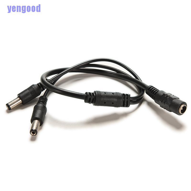 Cáp chia nguồn 1 Female sang 2 Male Dc 5.5X2.1Mm cho Cctv