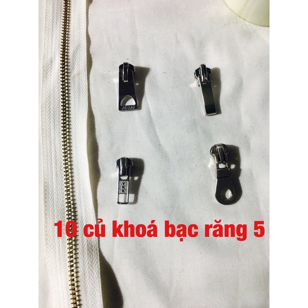 củ khoá đồng răng 5