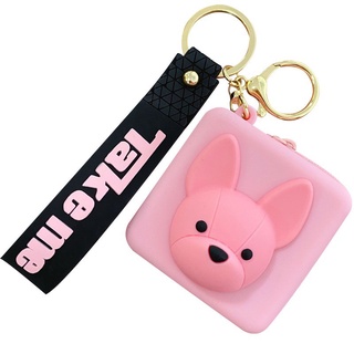 Móc Khóa Hình Chó Bull Dễ Thương