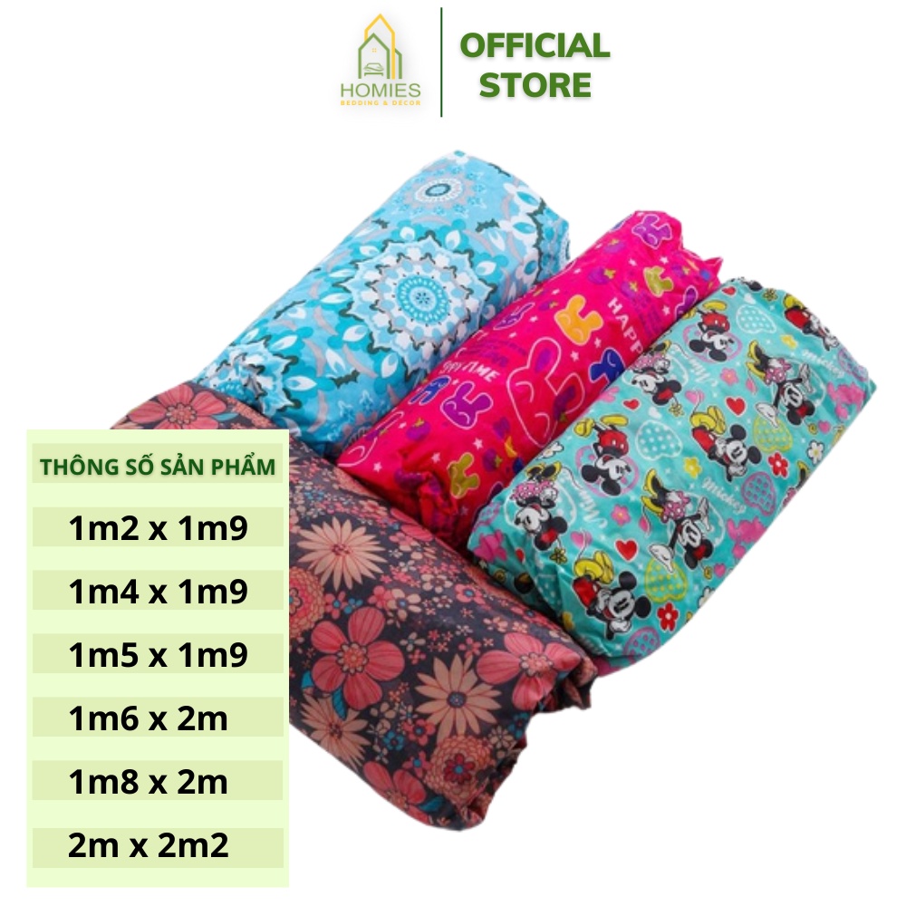 Ga chống thấm Homies in hoa văn xuất Hàn chống thấm tuyệt đối