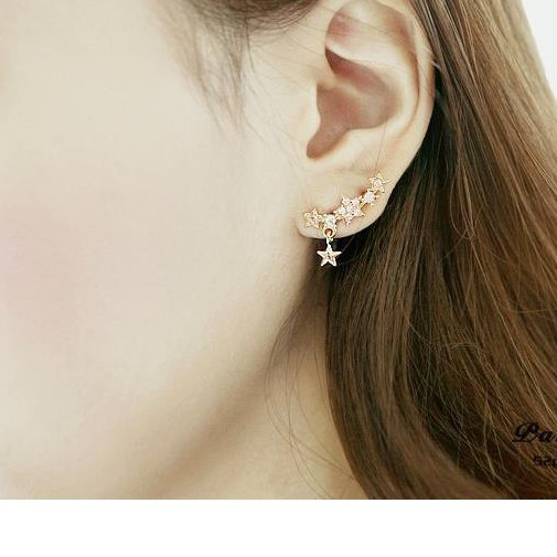 Bông tai dáng dài kiểu dáng hiện đại cá tính cho nữ