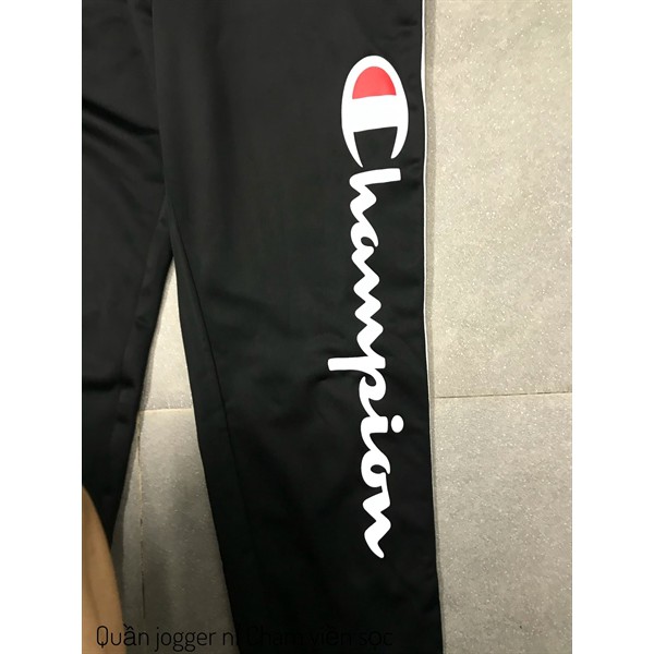 Quần Jogger nỉ Cham viền sọc