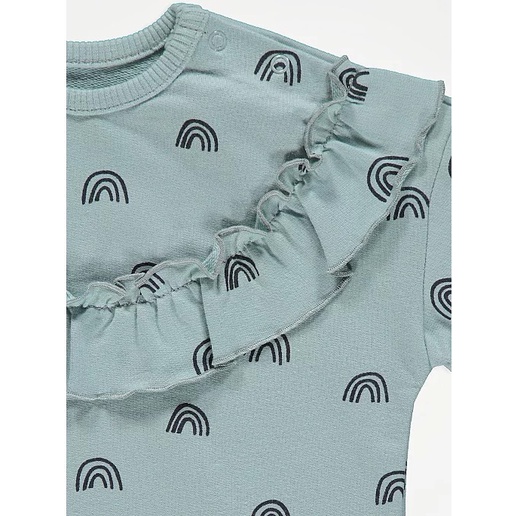 Set nỉ tông xanh cho bé