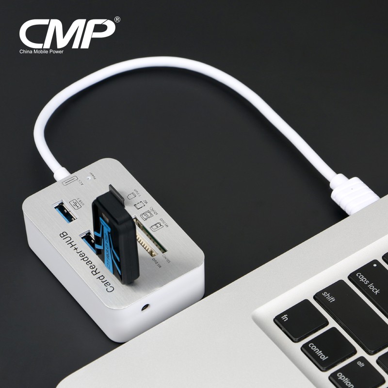 Cáp USB 3.0 to Hub Usb + Card reader All in One