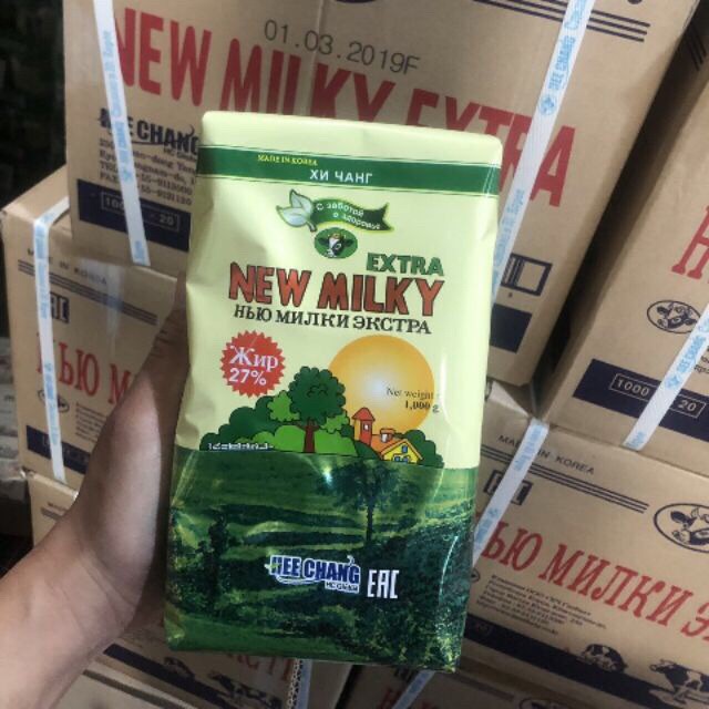 1KG Sữa béo Nga NEW MILKY Tăng cân xách tay chính hãng