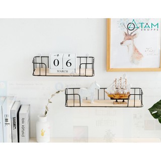 Kệ sắt treo tường trang trí đơn giản TAN