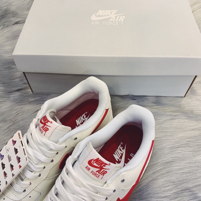 Giày thể thao air force 1 low university red, af1 cao cấp nhẹ bền đẹp .