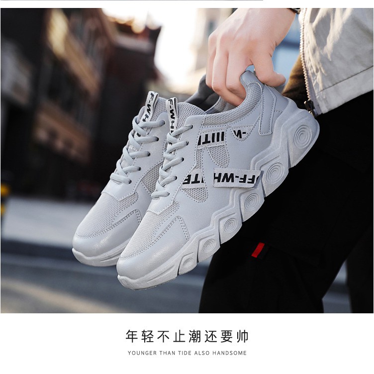 GiàyThể thao  Nam Giày Sneaker Dáng Đẹp Đế Đúc giữ nhiệt thoáng khí êm mềm hot trend hd63 video ảnh thật