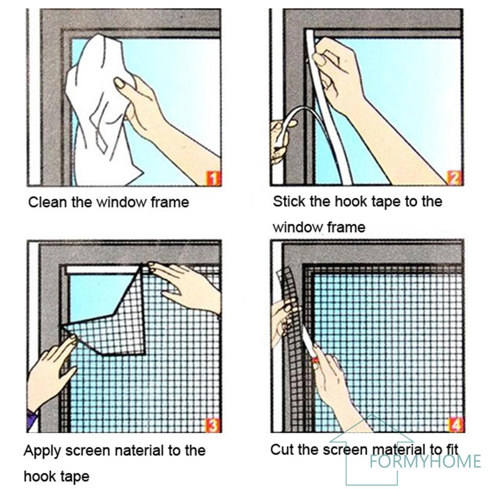 Lưới chống muỗi tự làm cho cửa sổ tiện dụng