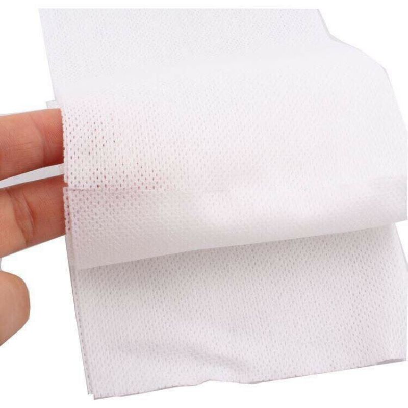 Bông tẩy trang cắt sẵn 1200 miếng tự nhiên dùng phun xăm nail tiệt trùng dạng túi