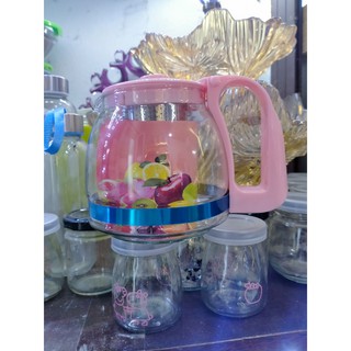 ẤM PHA TRÀ THỦY TINH LƯỚI LỌC 700ML