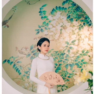 Áo dài truyền thống ( lụa mỹ cao cấp)