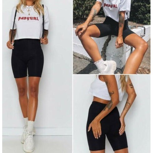 Quần legging đùi , lửng ngố , quần biker short nâng mông siêu co giãn loại 1 Age2x, chuẩn hàng VNXK