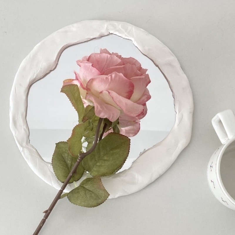 1 Bó Hoa Hồng Giả 50cm Phong Cách Châu Âu Trang Trí Tiệc Cưới