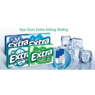 COMBO 5 KẸO CAO SU EXTRA KHÔNG ĐƯỜNG