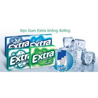 COMBO 5 KẸO CAO SU EXTRA KHÔNG ĐƯỜNG