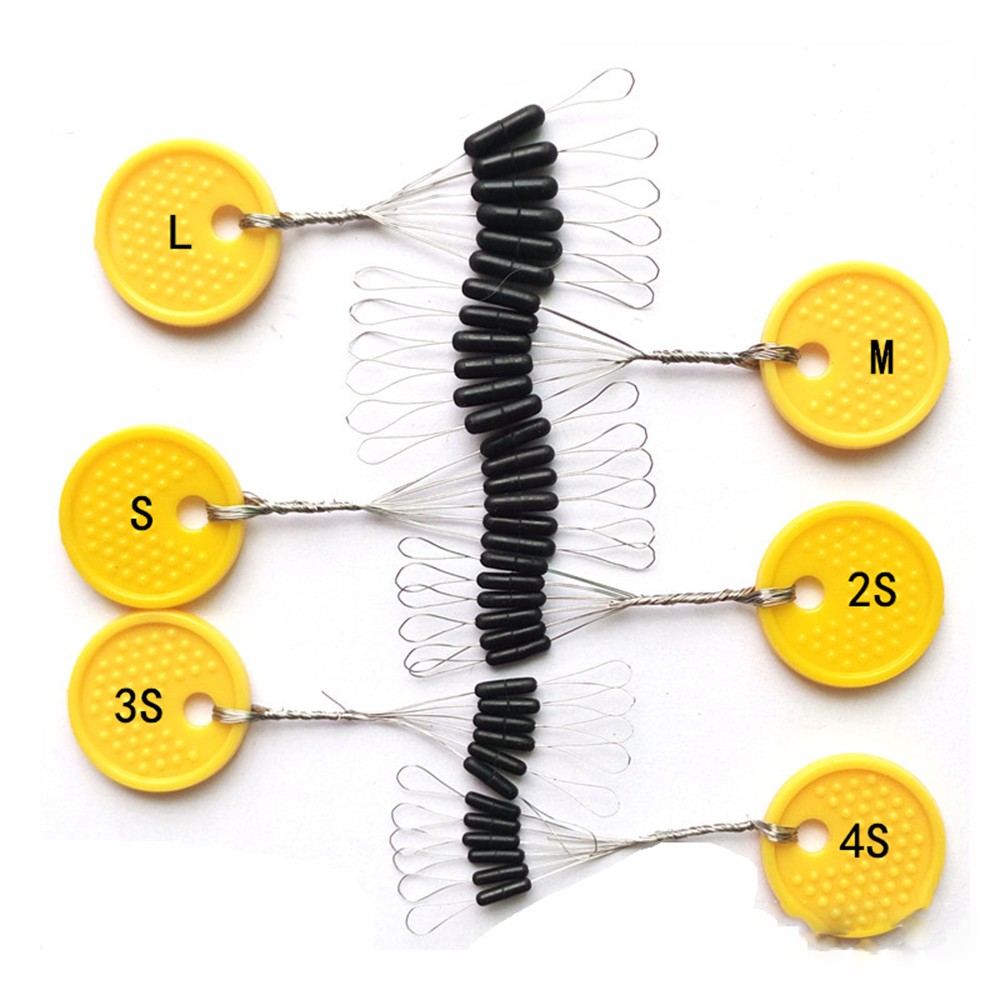 Bộ 60 Phao Câu Cá Hình Trụ 6 Trong 1