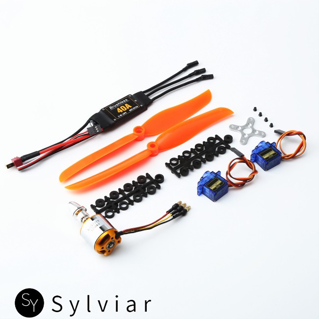 rc plane brushless motor RC Động Cơ Không Chổi Than A2217 Kv1250Kv 40a Esc Sg90 9g 8060 Cho Máy Bay Điều Khiển Từ Xa